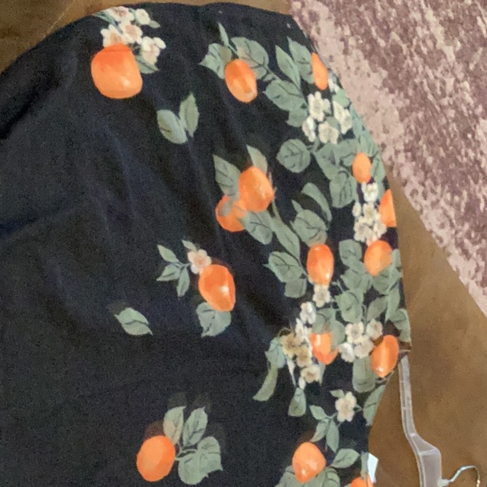 Ann Taylor Factory Sheer Peach Poncho - Picture 4 of 6